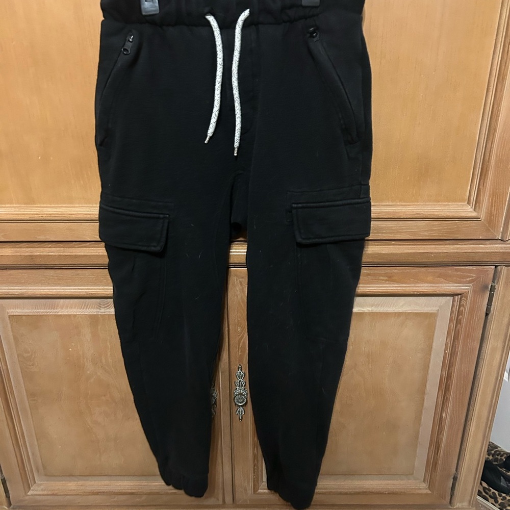 American Eagle Outfitters Black Cargo Joggers